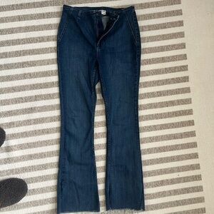 We The Free Dark Blue Flare Jeans